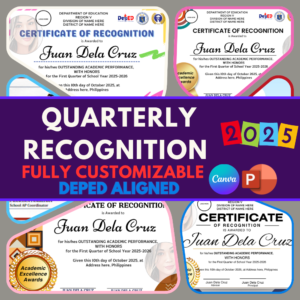 QUARTERLY RECOGNITION 2025