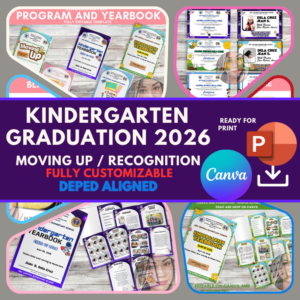 KINDERGARTEN MOVING UP 2026 BUNDLE